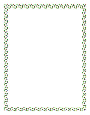 Renkli Noel köknar ağaçları bir mutlu kutlama veya Xmas için çerçeve yapılmış