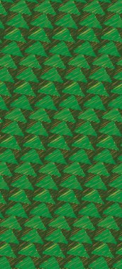 Noel ağacı Dikişsiz desen doku, arka plan, duvar kağıdı, kağıt sarma veya kumaş için