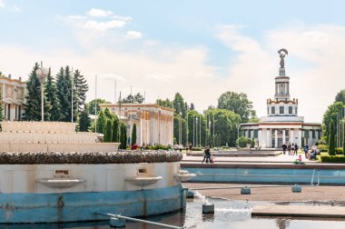 Kiev/Ukrayna - 26 Mayıs 2012 - Pavilion sayı 10 Ukrayna'daki Kiev'ın ulusal karmaşık