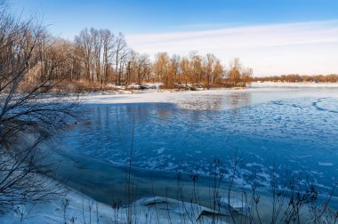 Kiev Frozen Dinyeper Nehri