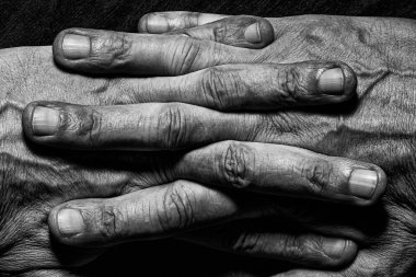 Adamın elleri detay