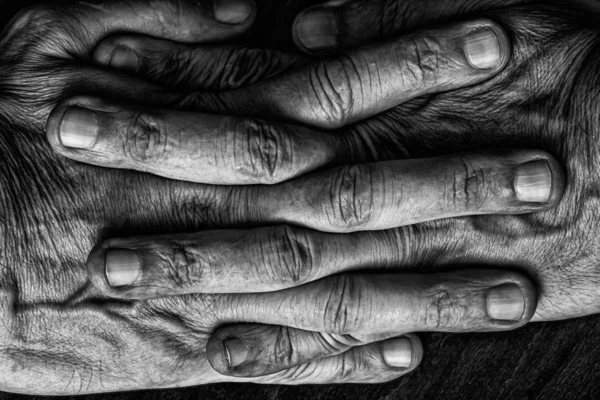 Man's hands detail — Stock Photo, Image