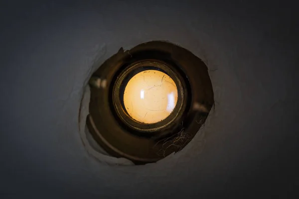 Peephole de la porte d'entrée — Photo