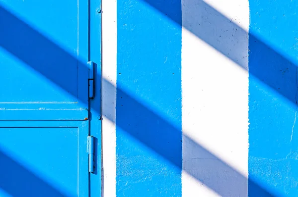 Dettaglio delle texture delle cabine da spiaggia — Foto Stock