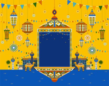 Mavi ve sarı ton fenerler