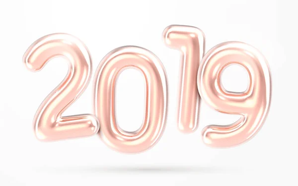 2019 rose gold foil balloon