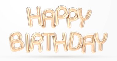Mutlu Yıllar altın folyo balon