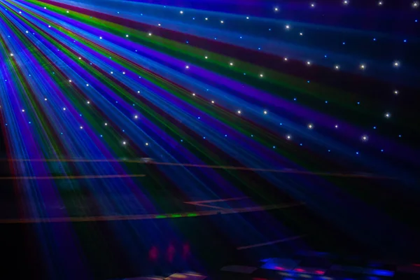 Laser Verlichting Met Bokeh Achtergrond Van Nachtclub Australië — Stockfoto