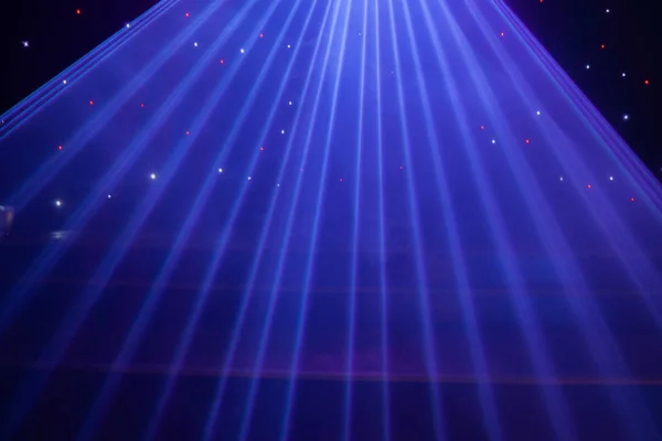 Lumières Laser Avec Bokeh Arrière Plan Boîte Nuit Australie — Photo