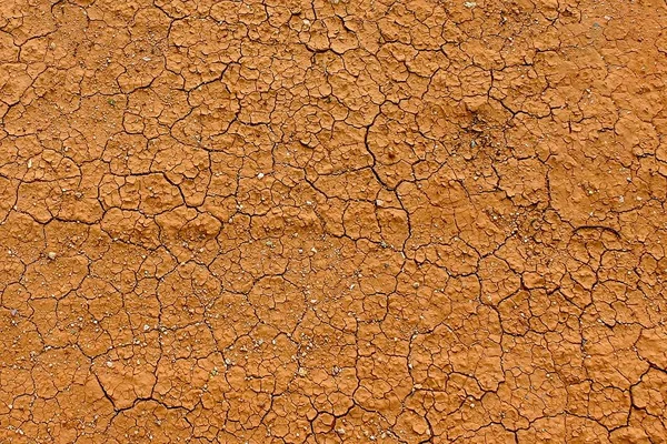 Red dry earth during Australia\'s droughts in western NSW. Inspiration for hot weather, damaged environment, earth heating up, ozone damage, editorials for drought stricken land.