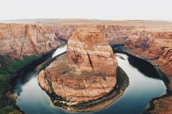 Günbatımında Horseshoe Bend, Arizona, ABD