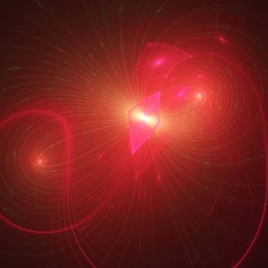 3D gerçeküstü illüstrasyon. Kutsal geometri. Gizemli psychedelic gevşeme desen. Fraktal soyut doku. Dijital sanat grafik Astroloji magic