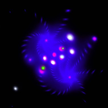 3D gerçeküstü illüstrasyon. Kutsal geometri. Gizemli psychedelic gevşeme desen. Fraktal soyut doku. Dijital sanat grafik Astroloji magic