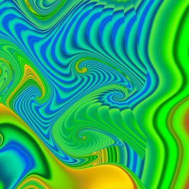 3D gerçeküstü illüstrasyon. Kutsal geometri. Gizemli psychedelic gevşeme desen. Fraktal soyut doku. Dijital sanat grafik Astroloji magic