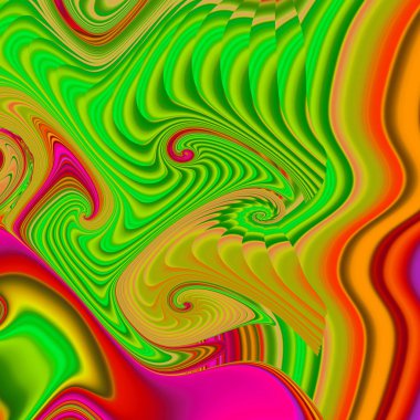 3D gerçeküstü illüstrasyon. Kutsal geometri. Gizemli psychedelic gevşeme desen. Fraktal soyut doku. Dijital sanat grafik Astroloji magic