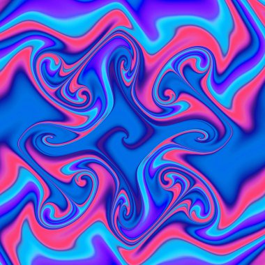 3D gerçeküstü illüstrasyon. Kutsal geometri. Gizemli psychedelic gevşeme desen. Fraktal soyut doku. Dijital sanat grafik Astroloji magic