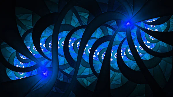 Încrucişarea Ramurilor Radiaţia Smaraldelor Ilustrație Suprarealistă Geometrie Sacră Misterios Model — Fotografie, imagine de stoc