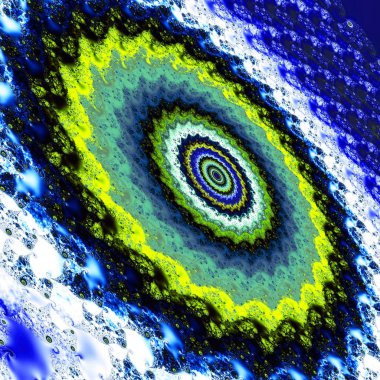 Neon kızdırma. Karmaşık desen. 3D gerçeküstü illüstrasyon. Kutsal geometri. Gizemli psychedelic gevşeme desen. Fraktal Soyut doku. Dijital sanat grafik Astroloji magic