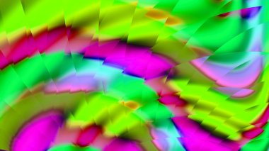 Gökkuşağı bantları. Vitray. Kaleydoskop renk. Neon kızdırma. Karmaşık desen. 3D gerçeküstü illüstrasyon. Kutsal geometri. Gizemli psychedelic gevşeme desen. Tebrik kartları veya t-shirtler için yaratıcı fraktal tasarım