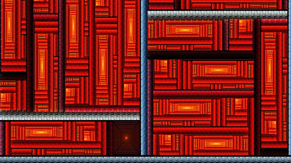 Arka plan illüstrasyon uzay geometri Fractal sanat soyut. Arka plan fraktal çok renkli doku oluşur ve hayal gücü, yaratıcılık ve tasarım projelerinde kullanılmaya uygun.