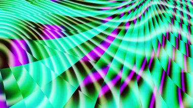 Gökkuşağı bantları. Vitray. Kaleydoskop renk. Neon kızdırma. Karmaşık desen. 3D gerçeküstü illüstrasyon. Kutsal geometri. Gizemli psychedelic gevşeme desen. Fraktal Soyut doku. 