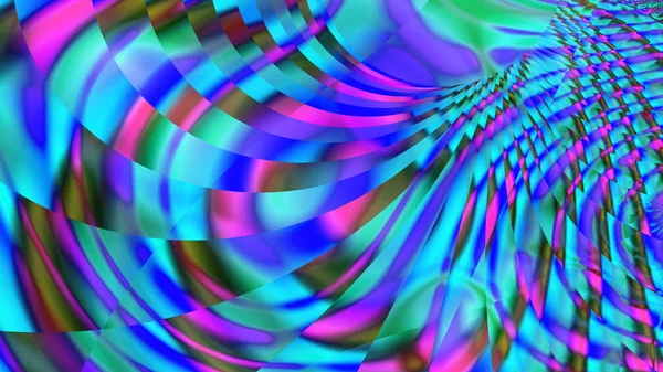 虹バンド ステンド グラス 色の万華鏡 ネオンの輝き 複雑なパターン のシュールなイラスト 神聖な幾何学 神秘的なサイケデリックなリラクゼーション パターン — ストック写真