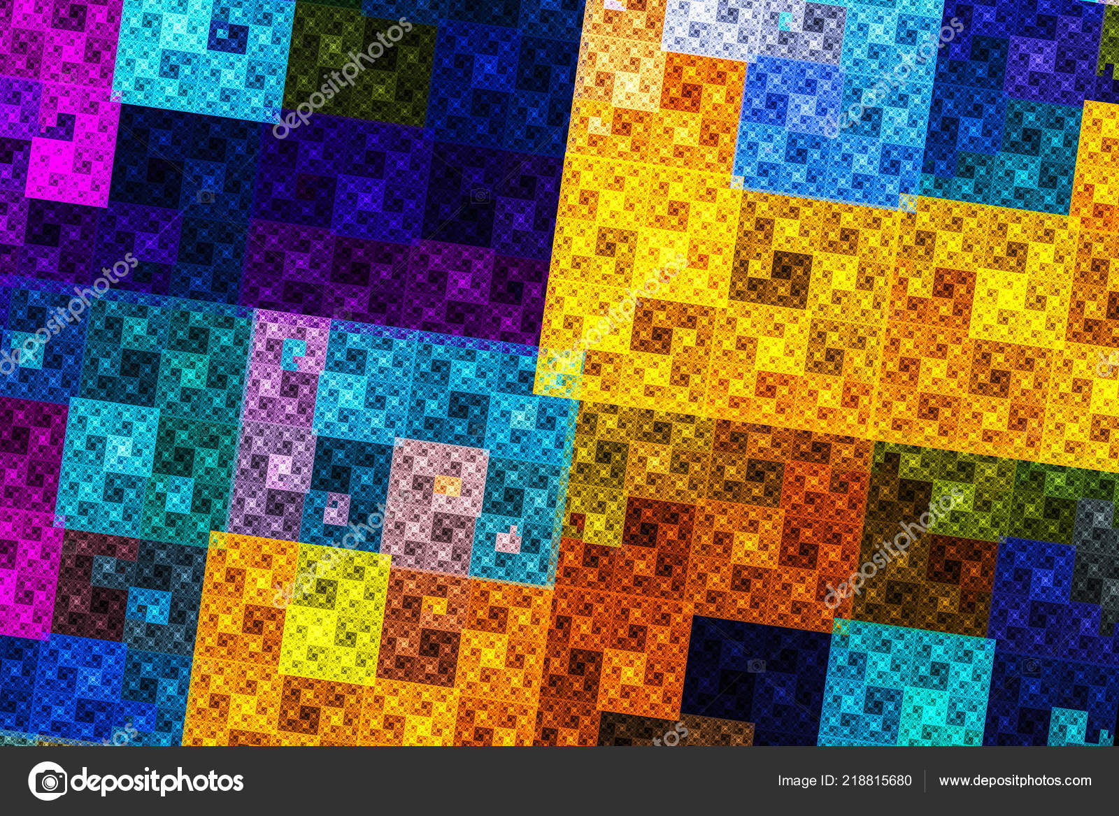 Digital Field Computer Generated Fractal Artwork Creative Art Design Entertainment Stock Photo C Vlad Nikon 218815680