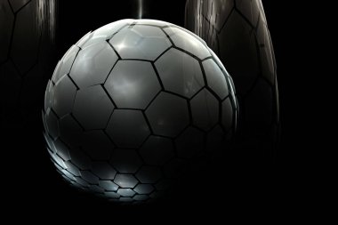 3d soyut bilgisayar üretilmiş fraktal dizayn. Fraktal hiç bitmeyen bir desen. Fraktallar, farklı ölçeklerde kendine benzeyen sonsuz derecede karmaşık desenlerdir.