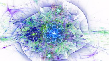 yaratıcı sanat, tasarım ve eğlence için 3D oluşturulan bilgisayar fraktal resimler