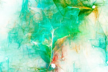 Üç boyutlu soyut fraktal arkaplan. Broşür, web, reklamlar ve diğer grafik tasarımcıları için tasarım öğesi. Dijital kolaj. Raster klipsi sanatı