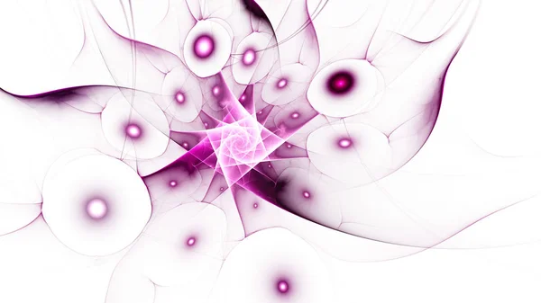 Neurális Hálózat Távoli Star Rendszer Ragyogó Mágneses Mező Szent Geometria — Stock Fotó