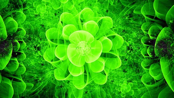 Λουλούδι Universe Abstract Fractal Σχήματα Φανταστικό Πολύχρωμο Χαοτική Fractal Υφή — Φωτογραφία Αρχείου