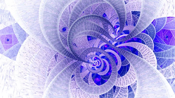 Univers Spirale Art Fractal Généré Par Ordinateur Pour Art Créatif — Photo