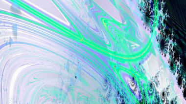 3D soyut bilgisayar fraktal tasarım oluşturulan. Fraktal hiç bitmeyen kalıptır. Fraktallar arasında farklı ölçek kendini benzer sonsuz karmaşık desenler vardır