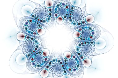 yaratıcı sanat, tasarım ve eğlence için 3D oluşturulan bilgisayar fraktal resimler