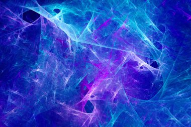 3D sürreal çizim. Kutsal geometri. Gizemli gevşeme kalıbı. Fraktal soyut doku. Dijital sanat eseri grafik astroloji büyüsü