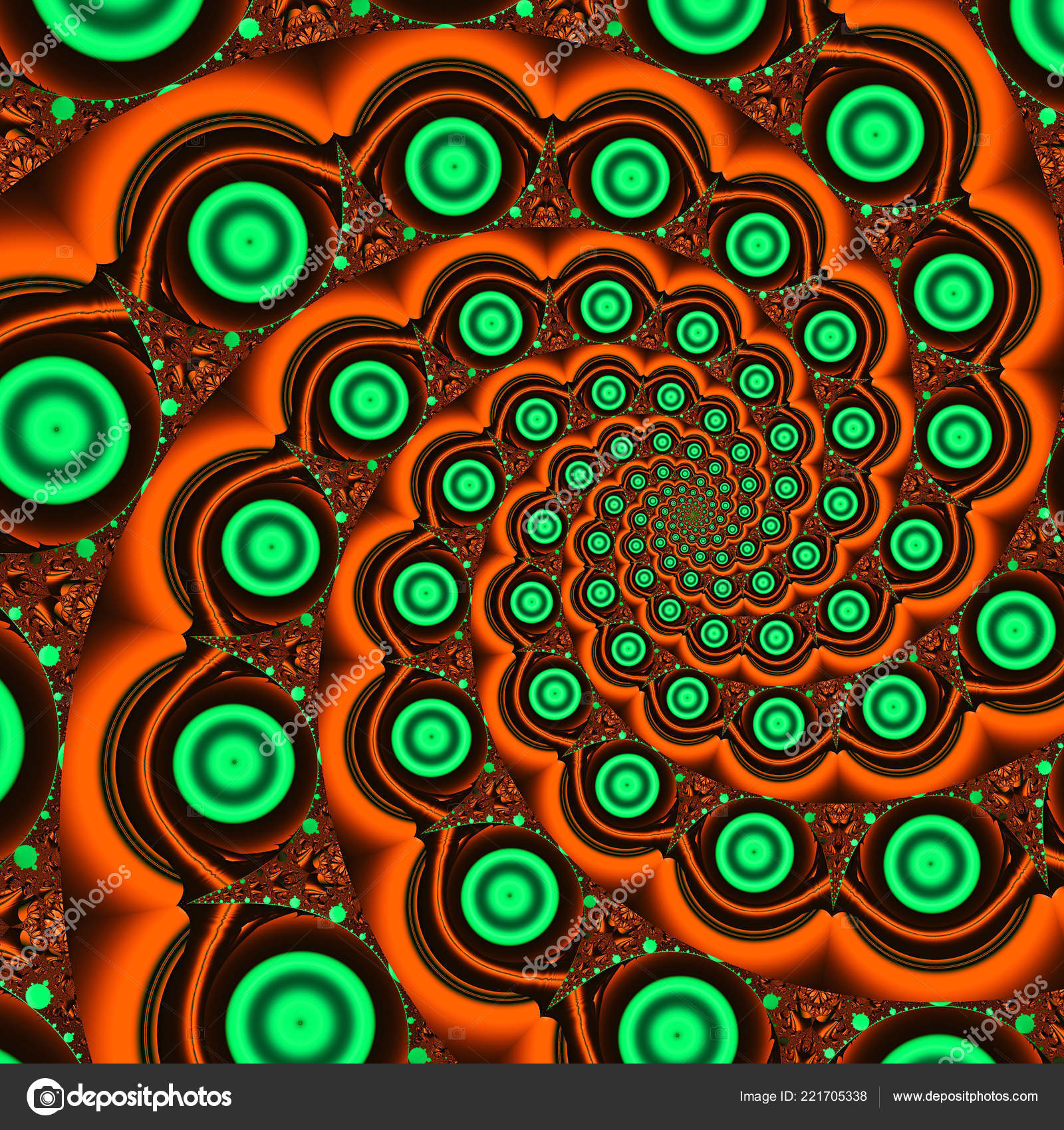 Computer Generated Fractal Artwork Creative Art Design Entertainment Stock Photo C Vlad Nikon 221705338