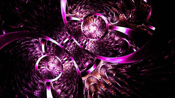 Abstract Fractal Art Background Illustration Space Geometry Background Consists Fractal — Stock Photo, Image