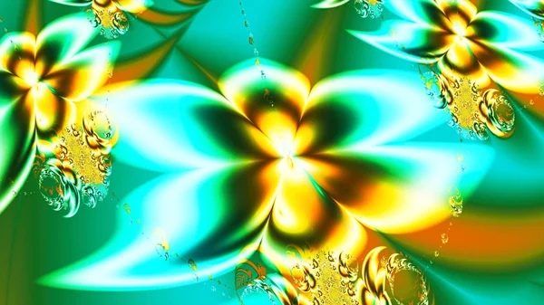 Colors Series Fancy Paint Background Consists Fractal Color Texture Suitable — Stock Photo, Image