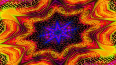 3D Soyut Fraktal arka plan. Tasarım öğesi el ilanı, broşür, web, reklam ve diğer grafik tasarımcı işleri için. Dijital Kolaj. Raster klip ar