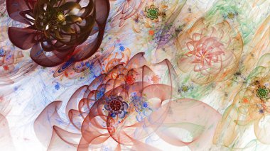 Soyut fraktal arkaplan. Soyut boyama çok renkli dokular. Hareket tatili geçmişi. Modern çok renkli geleceksel dinamik desen. Fraktal 3D sanat eseri yaratıcı grafik tasarımı.