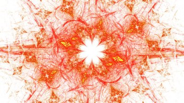 Üç boyutlu soyut fraktal arkaplan. Broşür, web, reklamlar ve diğer grafik tasarımcıları için tasarım öğesi. Dijital kolaj. Raster klipsi sanatı