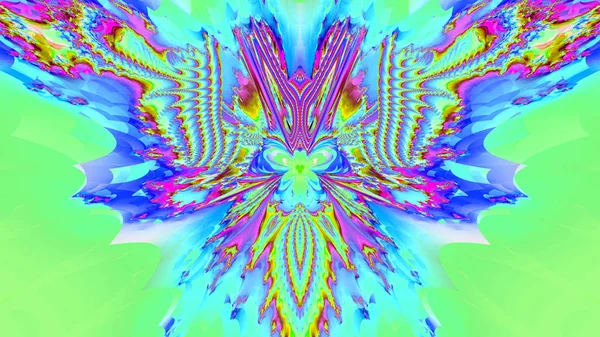 Абстрактний Візерунок Фантастичного Орнаменту Креативний Фрактальний Дизайн Вітальних Листівок Або — стокове фото