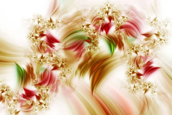 추상적 프랙탈 백그라운드 Abstract Painting Multicolor Texture Motion Holiday Background — 스톡 사진