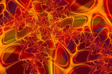 3D Soyut Fraktal arka plan. Tasarım öğesi el ilanı, broşür, web, reklam ve diğer grafik tasarımcı işleri için. Dijital Kolaj. Raster klip ar