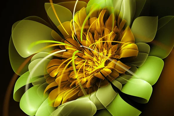 Abstract fractal background.Abstract painting, Sunny flower.Motion holiday background.Modern multicolor futuristic dynamic pattern.Fractal 3d artwork creative graphic desig