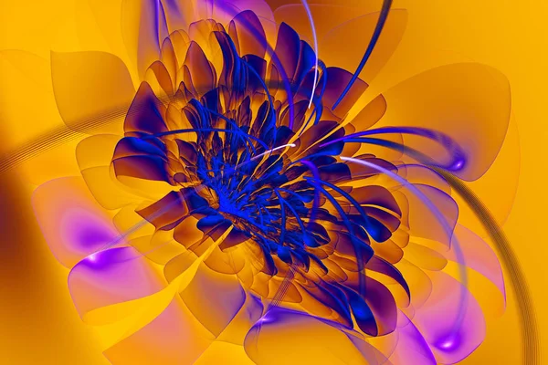 Abstract fractal background.Abstract painting, Sunny flower.Motion holiday background.Modern multicolor futuristic dynamic pattern.Fractal 3d artwork creative graphic desig