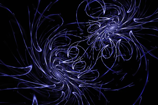 Abstraktní Fraktální Tvary Fantazie Barevná Chaotická Fraktální Textura Obrázek Vykreslování — Stock fotografie