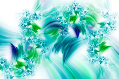 3d soyut bilgisayar üretilmiş fraktal dizayn. Fraktal hiç bitmeyen bir desen. Fraktallar, farklı ölçeklerde kendine benzeyen sonsuz derecede karmaşık desenlerdir.