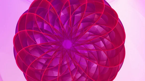 Colorful Flower Computer Generated Fractal Artwork Creative Art Design Entertainmen — Stock Photo, Image